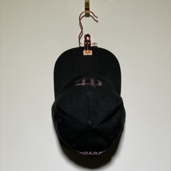 DSQUARED2 BLACK EBALM SNAPBACK - Picture 2 of 2